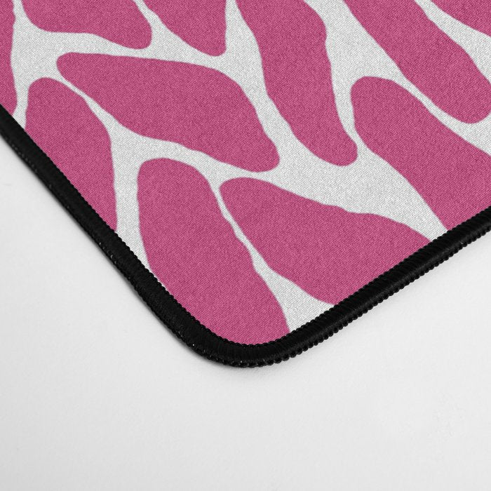 Hand Knit Hot Pink Desk Mat Gallery Image 4