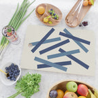 Lines Misaligned - Blue Cutting Board Gallery Image 2