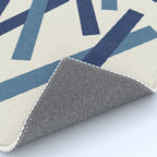 Lines Misaligned - Blue Rug Gallery Image 4