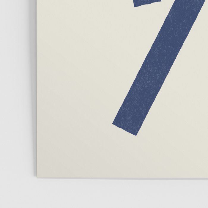 Lines Misaligned - Blue Poster Gallery Image 3