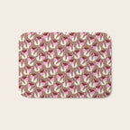 Mocha Elf Pattern Bath Mat Gallery Image 1