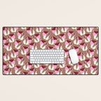 Mocha Elf Pattern Desk Mat Gallery Image 1
