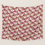 Mocha Elf Pattern Wall Tapestry Gallery Image 4
