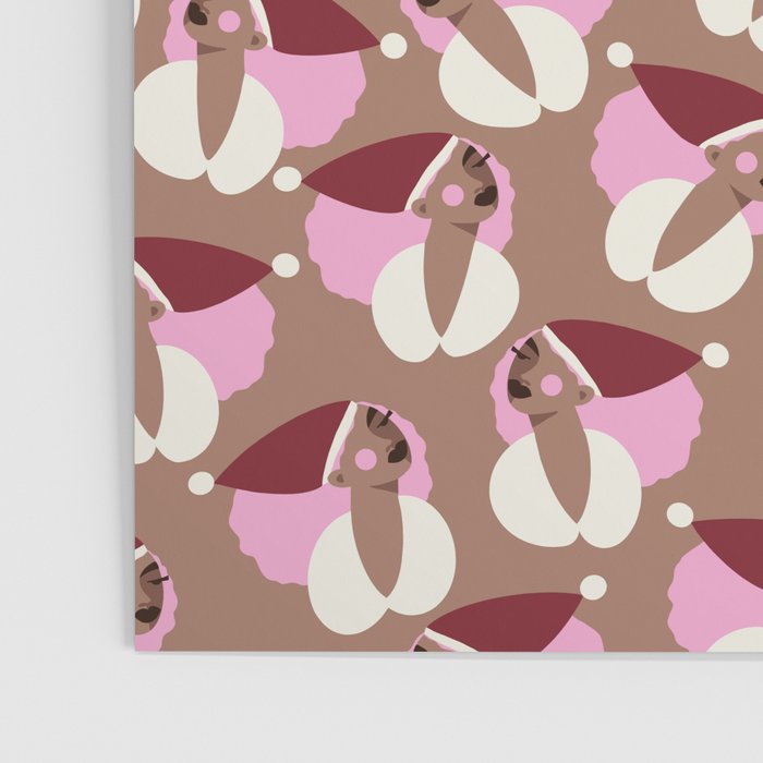 Mocha Elf Pattern Poster Gallery Image 3