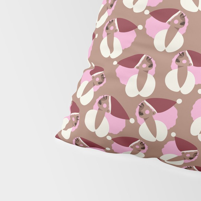 Mocha Elf Pattern Pillow Sham Gallery Image 4