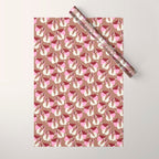 Mocha Elf Pattern Wrapping Paper Gallery Image 1