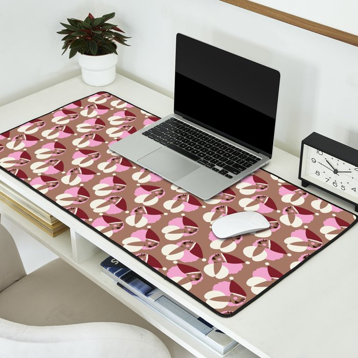 Mocha Elf Pattern Desk Mat Gallery Image 2