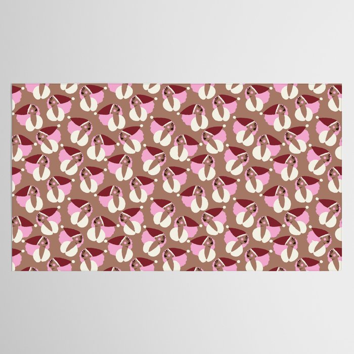 Mocha Elf Pattern Tablecloth Gallery Image 2