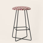 Mocha Elf Pattern Stool Gallery Image 1