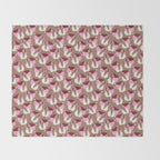 Mocha Elf Pattern Throw Blanket Gallery Image 2
