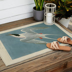 Roseate Tern - John James Audubon Birds of America Outdoor Rug Gallery Image 2