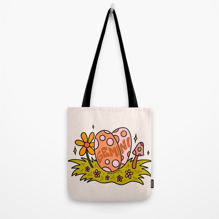 Gemini Easter Egg Tote Bag Gallery Image 2