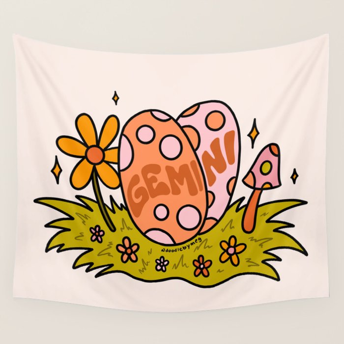 Gemini Easter Egg Wall Tapestry Gallery Image 4