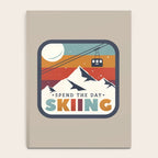 Spend The Day Skiing-Ski Badge Notebook Gallery Image 4