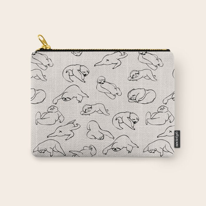More Sleep Sloth Carry All Pouch Gallery Image 1