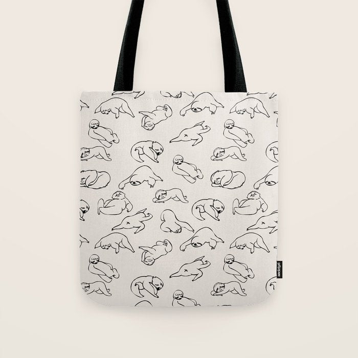 More Sleep Sloth Tote Bag Gallery Image 1