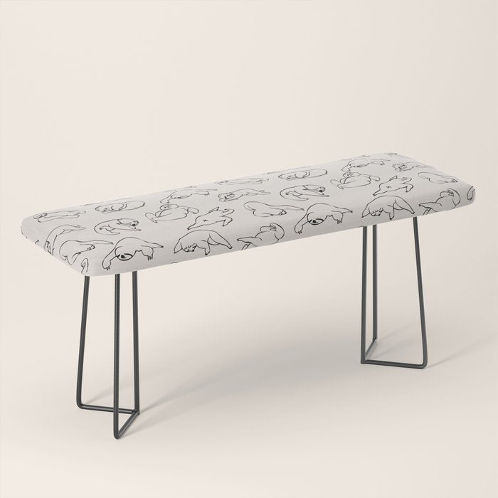 More Sleep Sloth Bench Gallery Image 1
