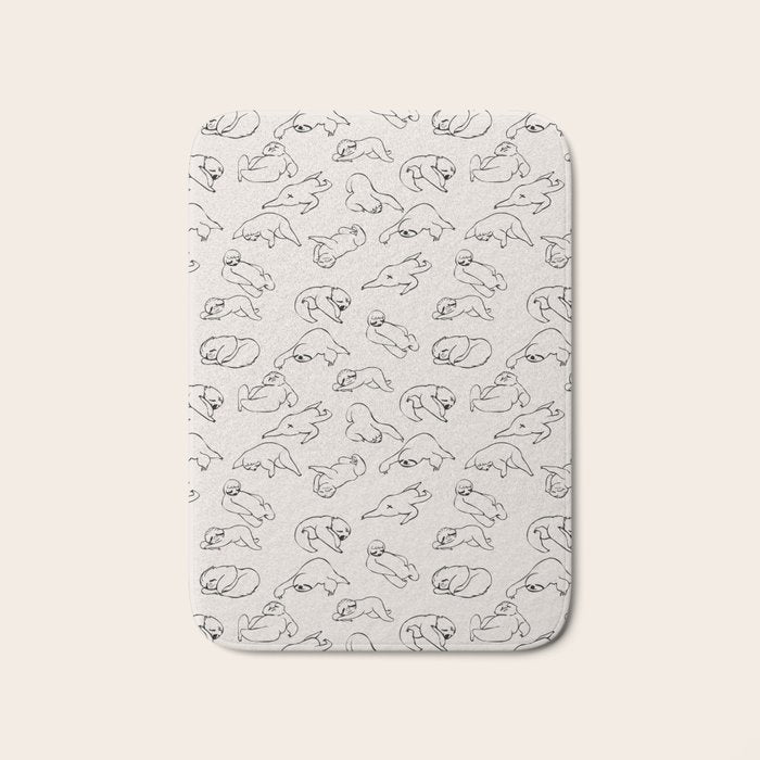 More Sleep Sloth Bath Mat Gallery Image 1