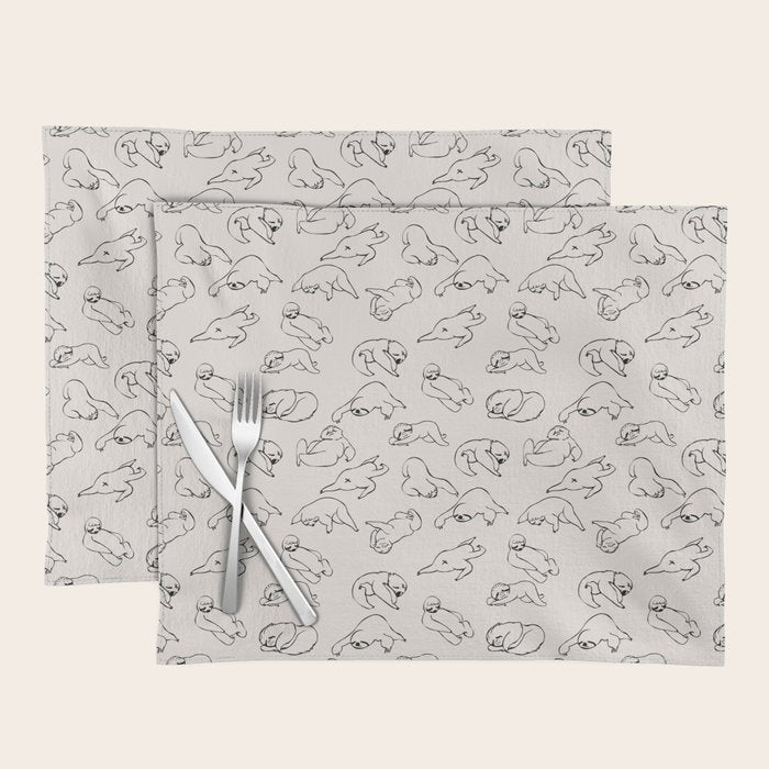 More Sleep Sloth Placemat Gallery Image 1