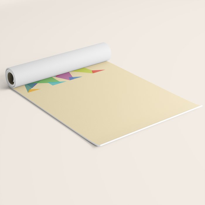 Fractal Geometric bear Yoga Mat Gallery Image 2
