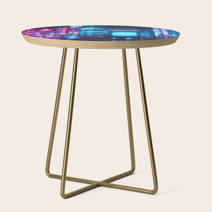 Post Apocalyptic Neon City Blues  - Tokyo Side Table Gallery Image 1