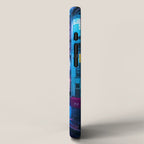 Post Apocalyptic Neon City Blues  - Tokyo iPhone Case Gallery Image 2