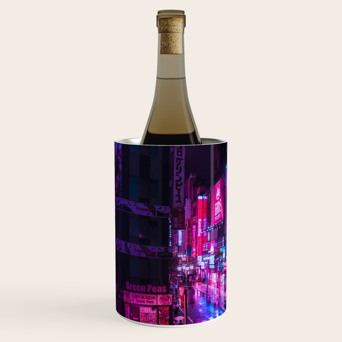 Post Apocalyptic Neon City Blues  - Tokyo Wine Chiller Gallery Image 2