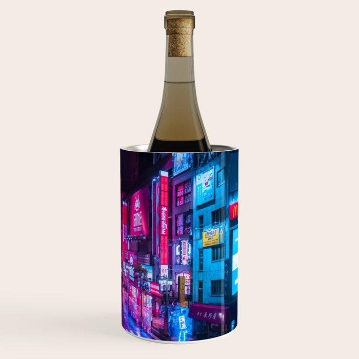 Post Apocalyptic Neon City Blues  - Tokyo Wine Chiller Gallery Image 1