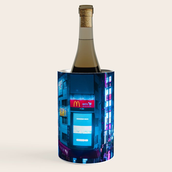 Post Apocalyptic Neon City Blues  - Tokyo Wine Chiller Gallery Image 3