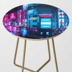 Post Apocalyptic Neon City Blues  - Tokyo Side Table Gallery Image 2