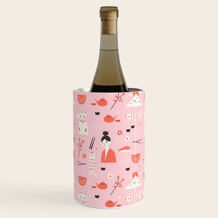 Dreaming of Japan Pattern Wine Chiller Gallery Image 1