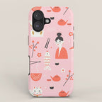 Dreaming of Japan Pattern iPhone Case Gallery Image 1