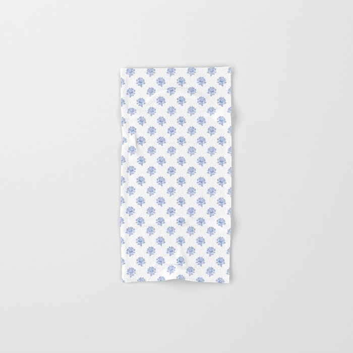 Small Distressed Block Print - Cobalt Bath Towel