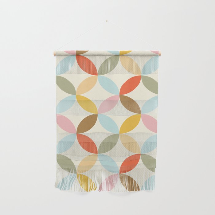  Mid-Century Mod Retro Pattern Wall Hanging Gallery Image 1