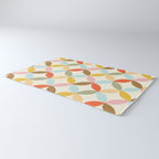  Mid-Century Mod Retro Pattern Rug Gallery Image 3
