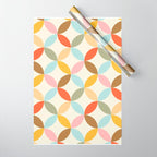  Mid-Century Mod Retro Pattern Wrapping Paper Gallery Image 1