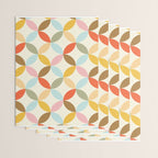  Mid-Century Mod Retro Pattern Wrapping Paper Gallery Image 3