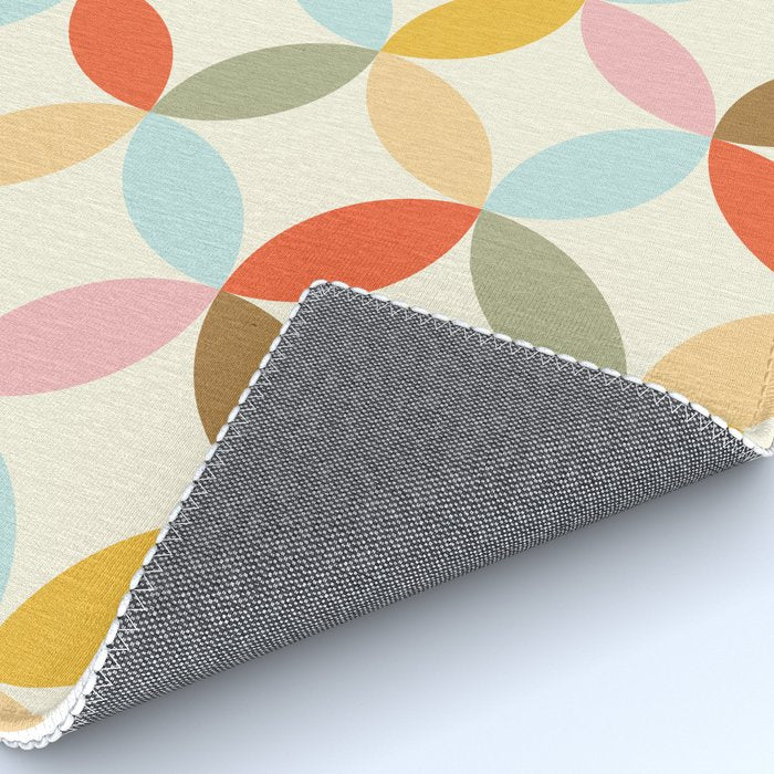  Mid-Century Mod Retro Pattern Rug Gallery Image 4