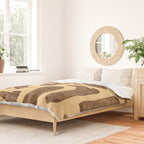 Brown Cowgirl Boot Duvet Cover Gallery Image 2