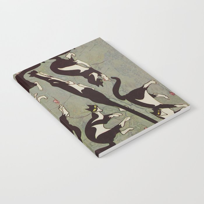 Edited magazine cover - The Lone hand - 1909 Cat Playing With Mouse Vintage Pattern Notebook Gallery Image 2