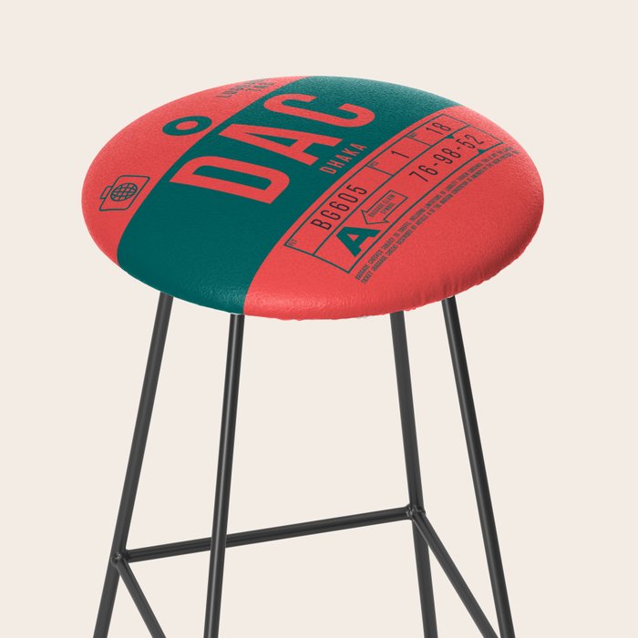 Luggage Tag B - DAC Dhaka Bangladesh Stool Gallery Image 2