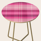 Tartan Plaid - Peppermint Pink Side Table Gallery Image 2