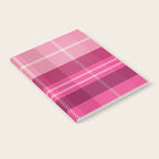 Tartan Plaid - Peppermint Pink Notebook Gallery Image 2