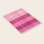 Tartan Plaid - Peppermint Pink Notebook Gallery Image 3