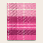 Tartan Plaid - Peppermint Pink Notebook Gallery Image 4
