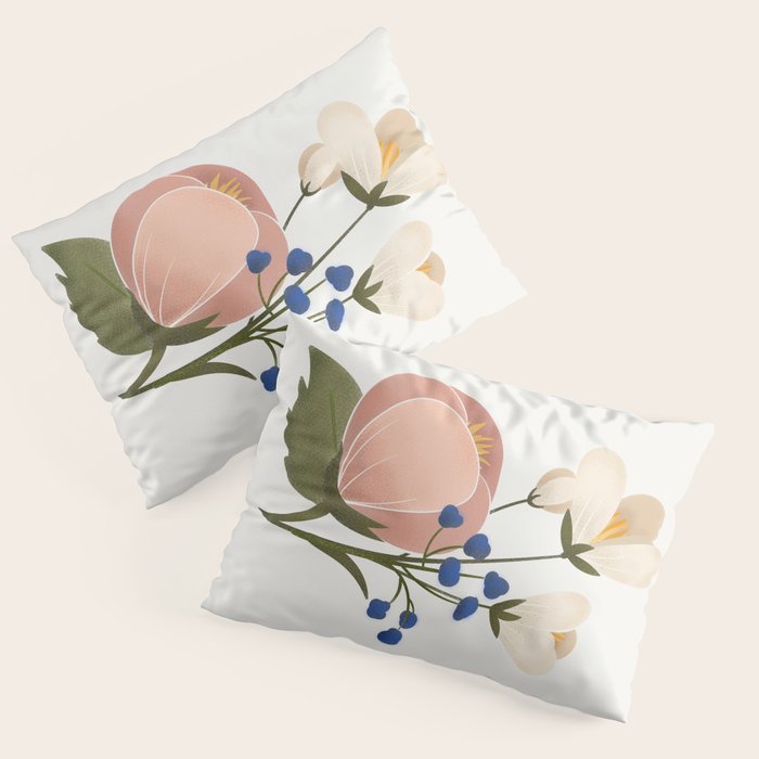 Delicate florals Pillow Sham Gallery Image 3