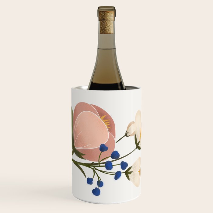 Delicate florals Wine Chiller Gallery Image 1