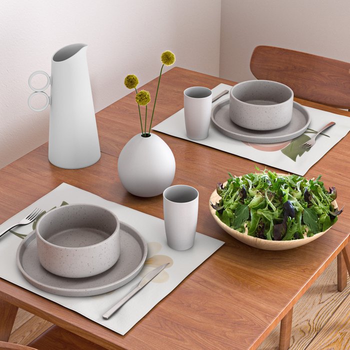 Delicate florals Placemat Gallery Image 2