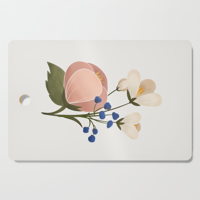 Delicate florals Cutting Board Gallery Image 1
