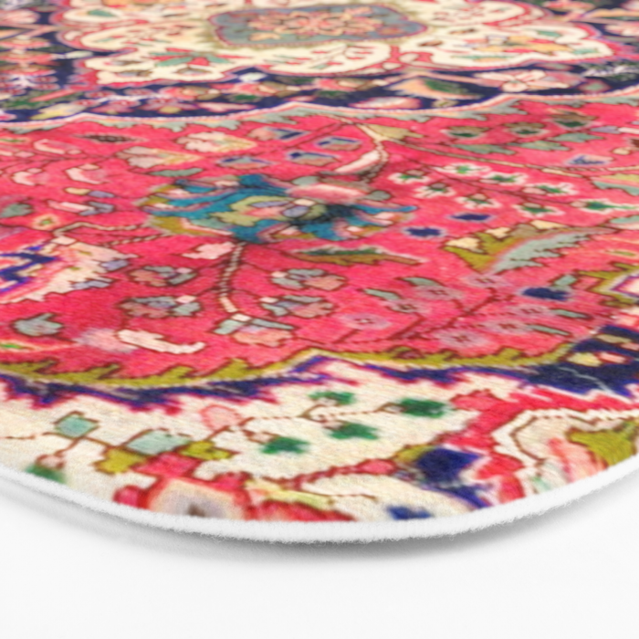 Tabriz Antique Persian Rug Print Bath Mat Gallery Image 3